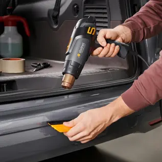 Steinel STEINEL HeatMatic Pro 2320 E Heteluchtpistool  80 - 650°C met LCD info Display - 2300 W