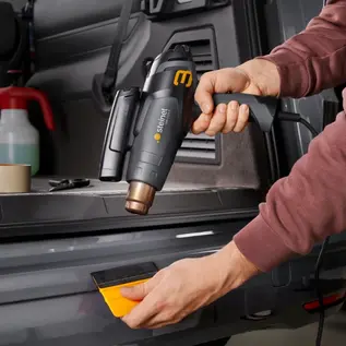 Steinel STEINEL HeatMatic 2020 E Heteluchtpistool  80 - 630°C met LCD info Display - 2200 W