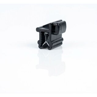 WKK Bevestigingsmaterialen Edge Clip  voor kabelbinders t/m 4,8mm breed - kleur zwart - KC2 - Prijs per stuk