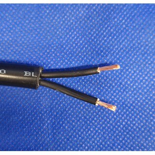 LAPP Benelux LAPP ÖLFLEX® CLASSIC 110 - 2x 2,5 mm2 - Voedings- en stuurstroomkabel - Zwart - 0,6/1 kV  - Per meter - 1120339