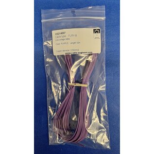 Cable-Engineer FLRY-B kabel - 0,50mm2 - flexibele voertuigkabel - 10m. - Kleur Paars