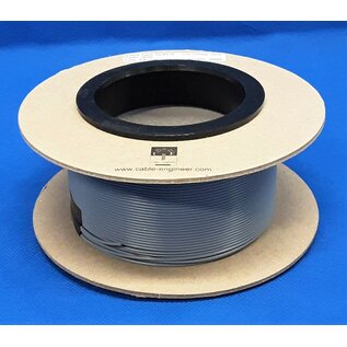 Cable-Engineer H05V-K montagesnoer van 0,75 mm2 in de kleur Grijs en op rol met 50m - 300/500V.