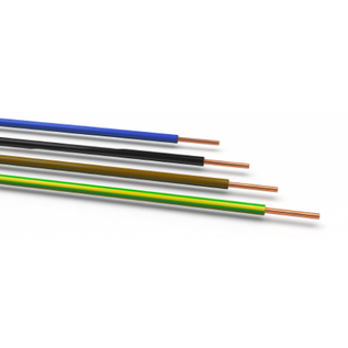 Cable-Engineer H05V-K montagesnoer van 0,75 mm2 in de kleur Paars en op rol met 100 meter - 300/500V. / 70°C