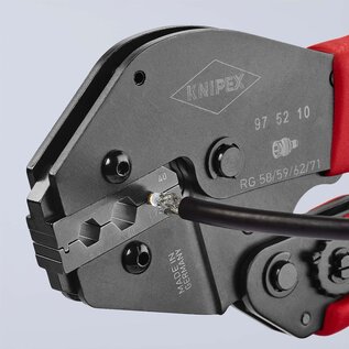 KNIPEX KNIPEX Krimptang Coax, BNC+TNC  connector en contacten  - 97 52 10