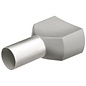 Cable-Engineer.com Twin Adereindhuls - Voor kabel 2x 2,5 mm2 - lengte 10mm - Kleur Grijs - Per 250 stuks - Telemechanique
