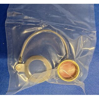 Amphenol Socapex  Amphenol Metalen schroefsluiting + ring + staalkabel - BERRTVB13