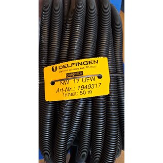 Schlemmer / Delfingen  Schlemmer Flexibele ribbelbuis of mantelbuis NW17 met split PP-MOD / UV-Bestendig - 50 meter