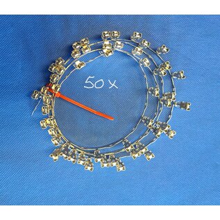 TE Connectivity TE Positive Lock Receptacle 6,35 mm - voor draad 1,0 - 2,5 mm2 - Nickel/Silver - 10 st. - TE pn: 160831-9