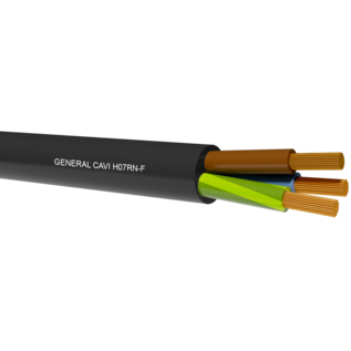 General Cavi H07RN-F Neopreen Voedings- en stuurstroomkabel ◁HAR▷ - 3x 6,0 mm2 - 450/750 V - Per meter