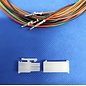 Molex Complete set met Molex MiniFit Jr. Plug & Receptacle 4-Pos. (2-Rij) + 8x 2m. 0,50mm2 kabel en contacten