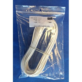 Baldassari Cavi Baldassari Cavi H07V2-K montagesnoer 1 x 2,5 mm2 - Wit - 450/750 V - 10m.