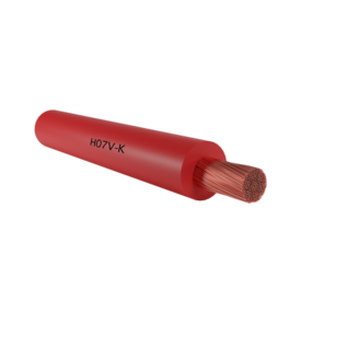 Baldassari Cavi Baldassari Cavi H07V-K montagesnoer 1 x 2,5 mm2 - Grijs - 450/750 V - 10m.