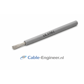 Cable-Engineer.com UL1061 kabel  - 0,25 mm2 - vertind koper - 300V. - kleur grijs