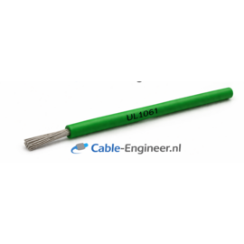 Cable-Engineer.com UL1061 kabel  - 0,25 mm2 - vertind koper - 300V. - kleur Groen
