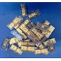 Cable-Engineer.com 10x transparante tab-splice of vlaksteker doorverbinder - 6,3 x 0,8 mm - transparant - 10 stuks