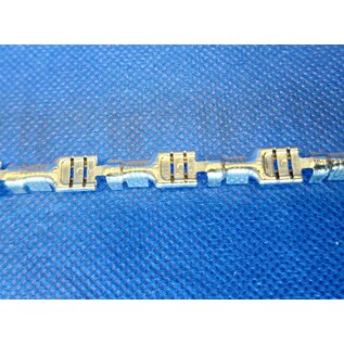 Stocko Stocko Faston / Vlakstekerhuls - ongeisoleerd - 6,3 x 0,8 mm - vertind koper - rol 5000st.