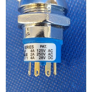 APEM APEM JD Serie Keylock Switch JD7509O - 6x 2,8mm  gold plated incl. 2 sleutels