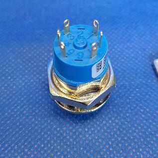 APEM APEM JD Serie Keylock Switch JD7509O - 6x 2,8mm  gold plated incl. 2 sleutels