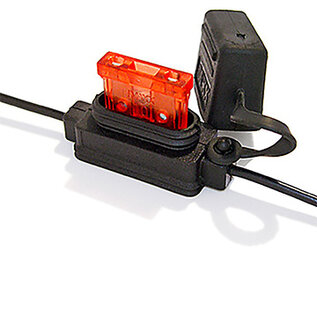 iMaXX Kant-en-klare zekeringhouder 1-Positie voor standaard steekzekering - splash-waterproof IP56