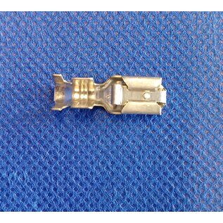 TE Connectivity TE Faston / Receptacle- 250 (6,35mm) Positive LockL- MK1 - voor draad 3,3 t/m 5,3 mm2 (12-10AWG) - TE 790319-3