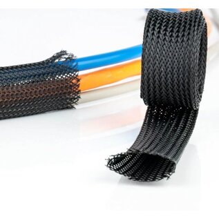 Cable-Engineer Elastische vlechtkous of beschermkous voor bundelgrootte van 4 t/m mm