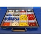 Cable-Engineer.com C-E Assortiment geïsoleerde adereindhulzen enkel+dubbel van 0,50 t/m 16, mm2 - 1900 stuks