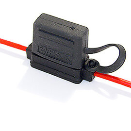 iMaXX Zekeringhouder "waterproof" standaard zekeringen - 1-positie + 2x 22cm kabel van 2,5mm2