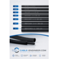 Raychem Raychem DR-25-1-0-SP - MIL-SPEC Flexibele krimpkous  van 25,4 - 12,7 mm (ratio 2:1)  - Zwart - 150°C - Per meter - Copy
