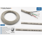 Lynxeo Lynxeo CMR 4x0,34 mm² Afgeschermde/shielded  Sensorkabel / Stuurstroomkabel 4m. +