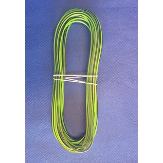 Cable-Engineer FLRY-B kabel 1,5mm2 - flexibele voertuigkabel - 10 meter Kleur Groen /Zwart