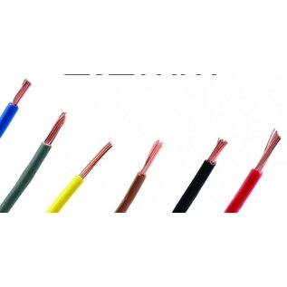 Cable-Engineer FLRY-B kabel 1,0mm2 - flexibele voertuigkabel - 10 meter Kleur Groen / Rood