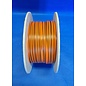 Cable-Engineer FLRY-B kabel 1,0mm2  voertuigsnoer  op rol met 50 meter in de kleur Oranje / Zwart