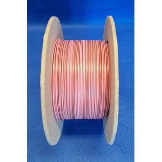 Cable-Engineer FLRY-B kabel 0,50mm2 - flexibele voertuigkabel op rol met 50 meter in de kleur Roze / Bruin (1x 0,50mm2)