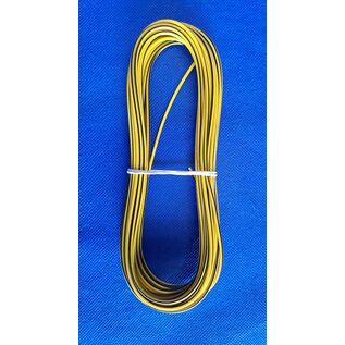 Cable-Engineer FLRY-B kabel 1,5mm2 - flexibele voertuigkabel - 10 meter Kleur Geel /Zwart