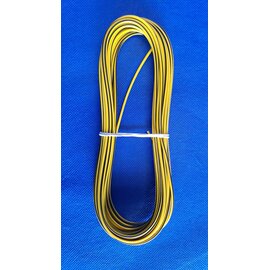 Cable-Engineer 1,0mm2 - FLRY-B kabel - 10 meter - Geel/Zwart