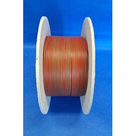 Cable-Engineer 0,50mm2 - FLRY-B kabel - 50m. - Bruin / Rood