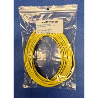 Cable-Engineer FLRY-B kabel 4,0mm2 - flexibele voertuigkabel - 10 meter Kleur Geel