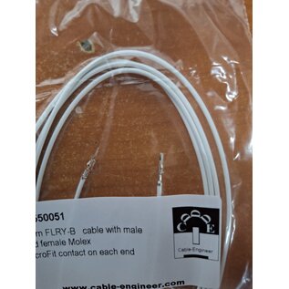 Cable-Engineer.com 15cm FLRY-B kabel met Molex MicroFit  pre-crimped male & female contacten