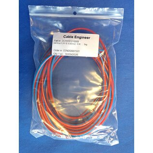 Cable-Engineer FLRY-B kabel 6,0mm2 - flexibele voertuigkabel - 10 meter Kleur ROOD / BLAUW