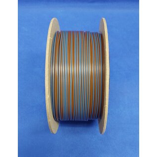 Cable-Engineer FLRY-B kabel 0,50mm2 - flexibele voertuigkabel op rol met 50 meter in de kleur Bruin / Blauw