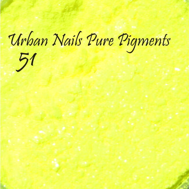 Urban Nails Pure Pigment 51 Neon Geel
