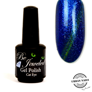 Urban Nails Be Jeweled Cateye 34 Blauw Groen