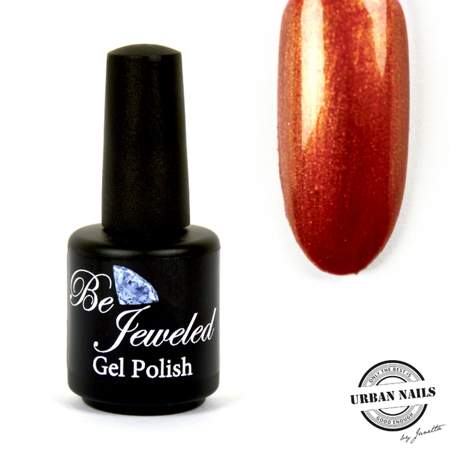 Urban Nails Be Jeweled Gelpolish 29 Koper Bruin Met Shimmer