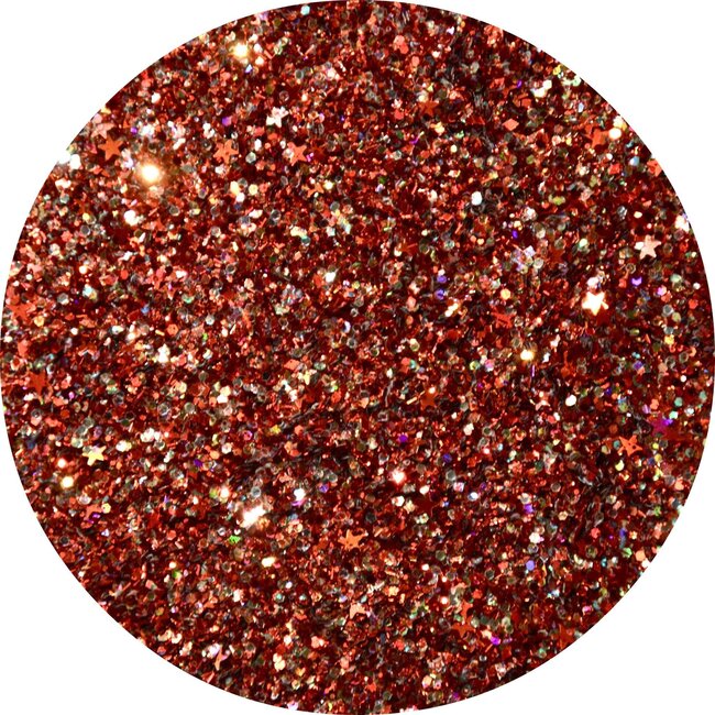 Urban Nails Urban Nails Glitters UNG 12 Rood