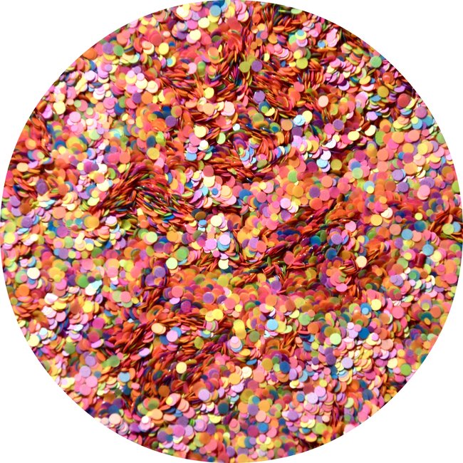 Urban Nails Urban Nails Glitters UNG 55 Confetti-rood