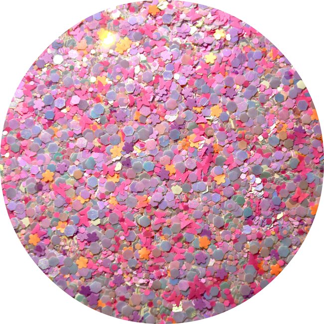Urban Nails Urban Nails Glitters UNG 54 Confetti-roze