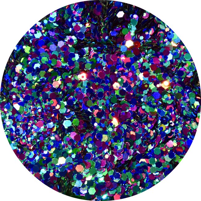 Urban Nails Urban Nails Glitters UNG 48 multi-blauw