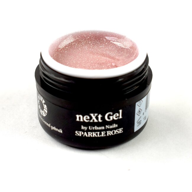 Urban Nails Next Gel Sparkle Rose