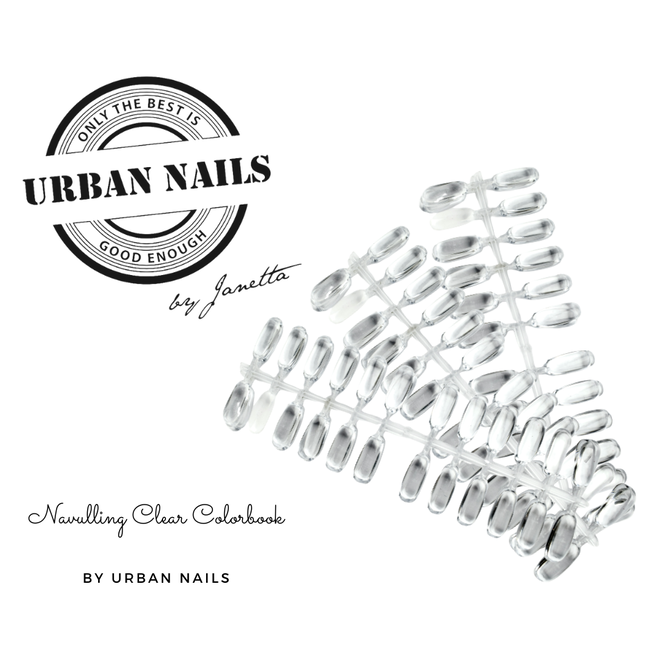 Urban Nails Colorbook navulling clear 120 stuks