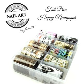 Urban Nails Foil Box Happy Newspaper